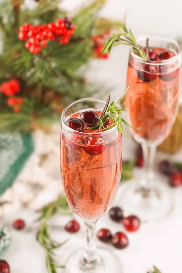 Cranberry Mimosas cover