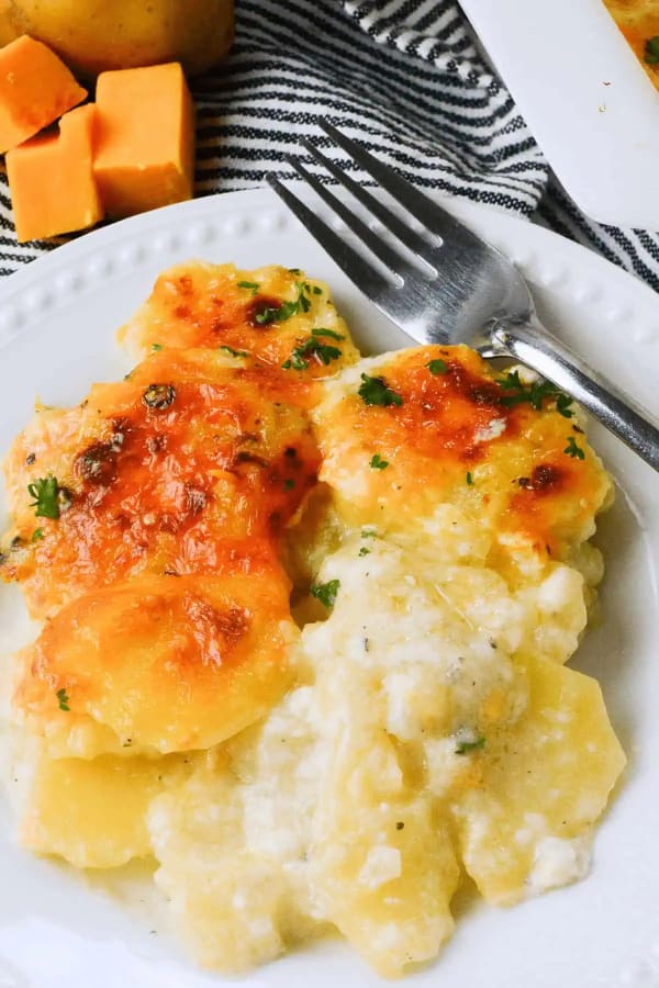 Au Gratin Potatoes with Gruyere Cheese cover