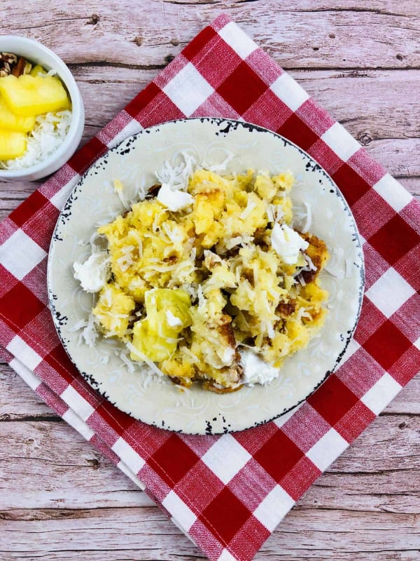 Easy Coconut Pineapple Cake in the Crock Pot cover