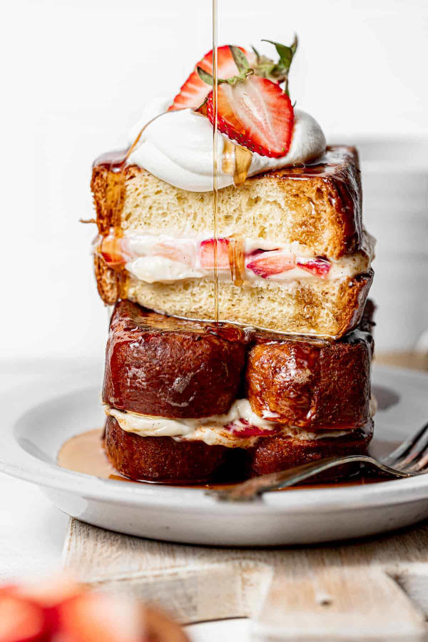 Strawberries & Cream Stuffed French Toast cover