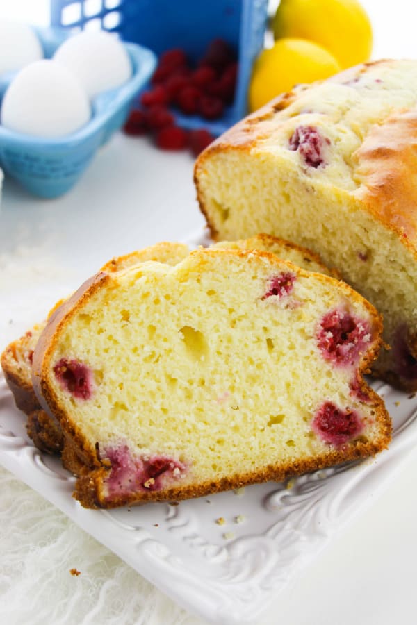 Lemon Raspberry Loaf Cake cover