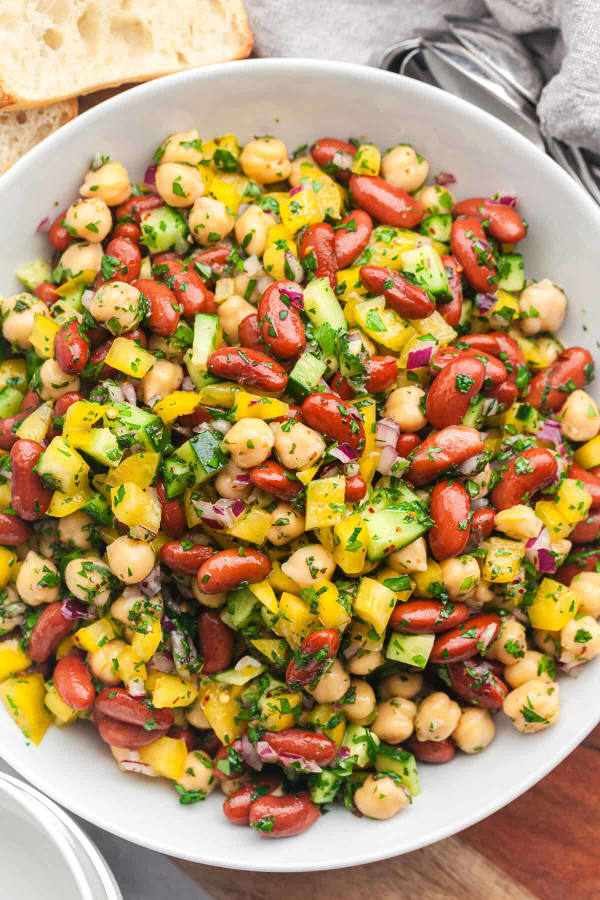Chickpea and Kidney Bean Salad cover