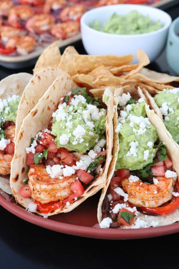 Easy Sheet Pan Shrimp Tacos in 30 Minutes cover