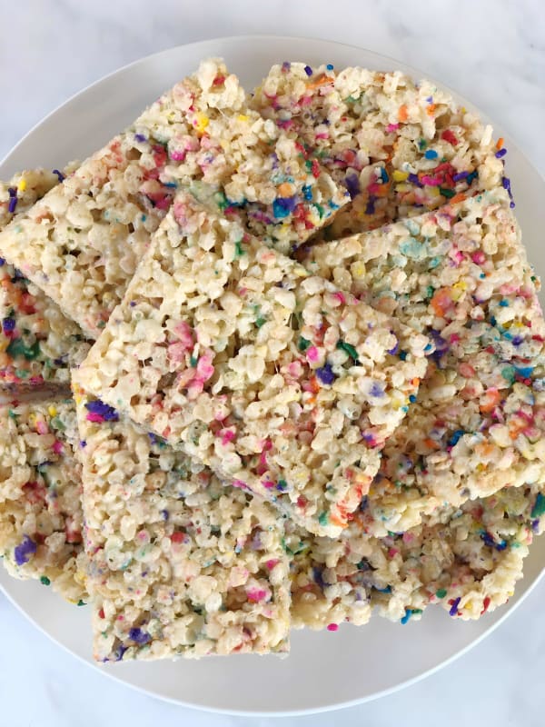 Dairy-Free Funfetti Rice Krispies cover