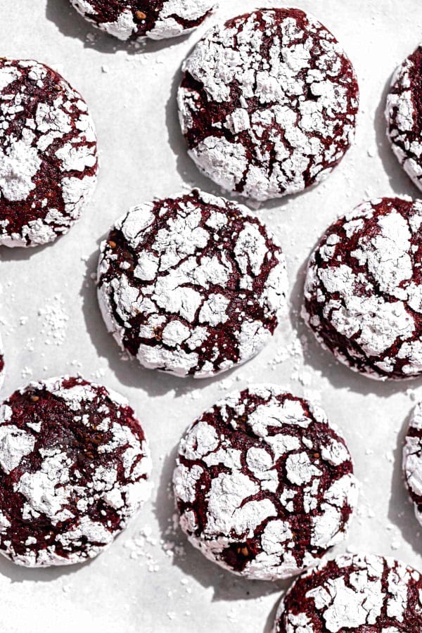 Red Velvet Crinkle Cookies cover