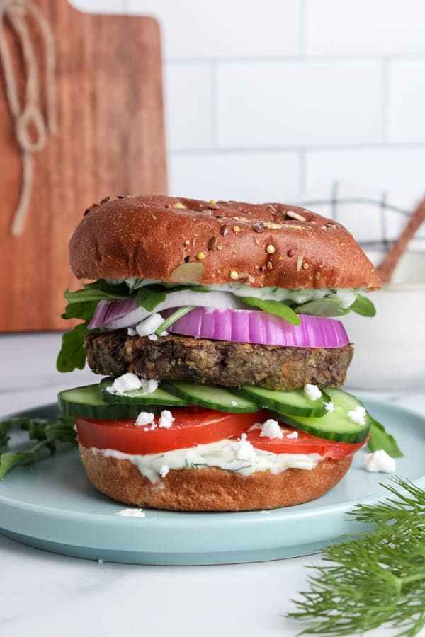 Mediterranean Veggie Burgers cover