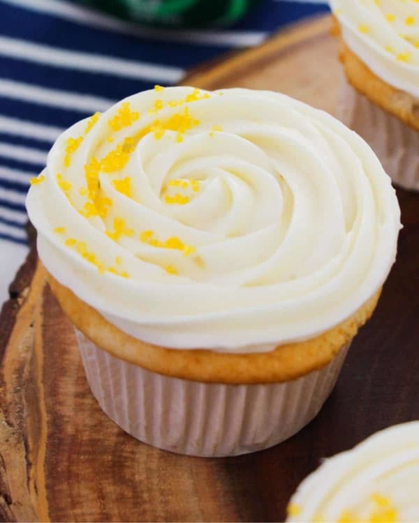 Easy Lemon Cupcakes with Cake Mix cover