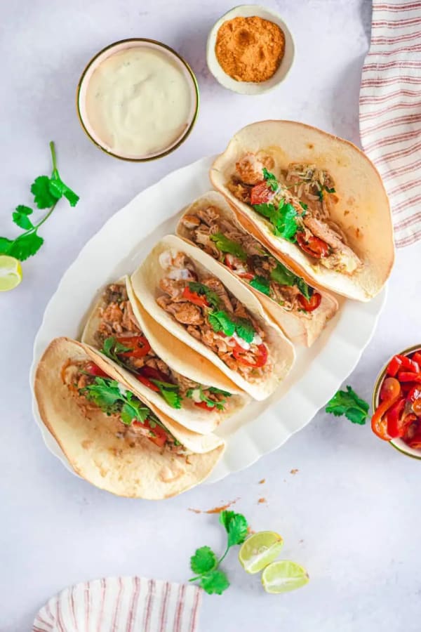 Instant Pot Chicken Tacos cover