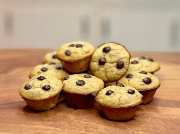 High Protein Low Cal Banana Bread Mini Muffins cover