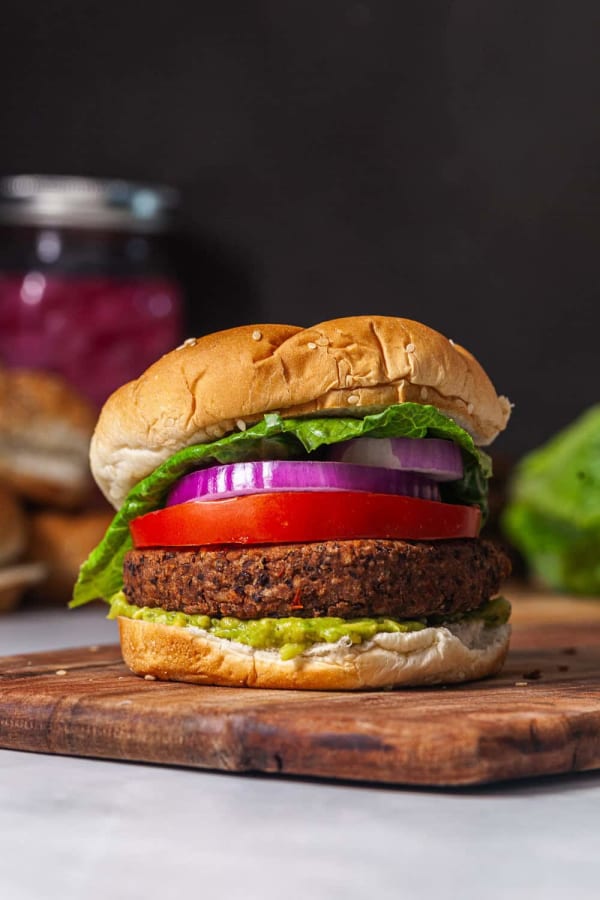 Homemade Black Bean Burgers cover