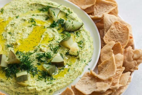 Dill Pickle Hummus cover