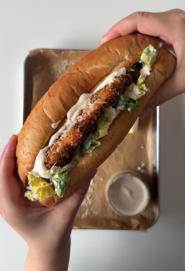 Crispy Ceasar Chicken Sandwhich cover