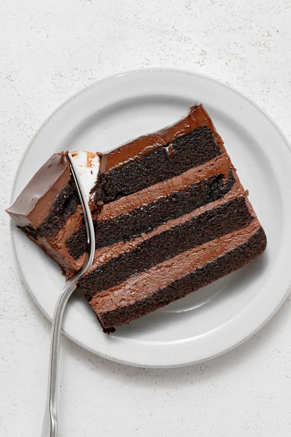 Dark Chocolate Mousse Cake cover