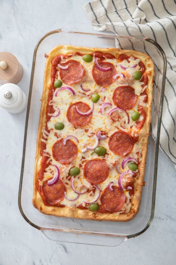Sheet Pan Pizza with No-Yeast Crust cover