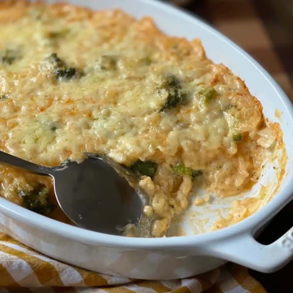 Cheesy Broccoli Rice Casserole cover