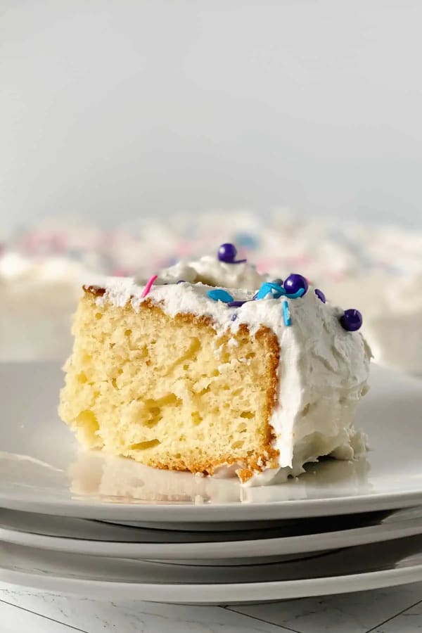 Homemade Vanilla Sheet Cake cover