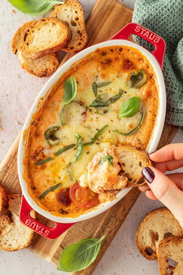 Cottage Cheese Pizza Dip cover