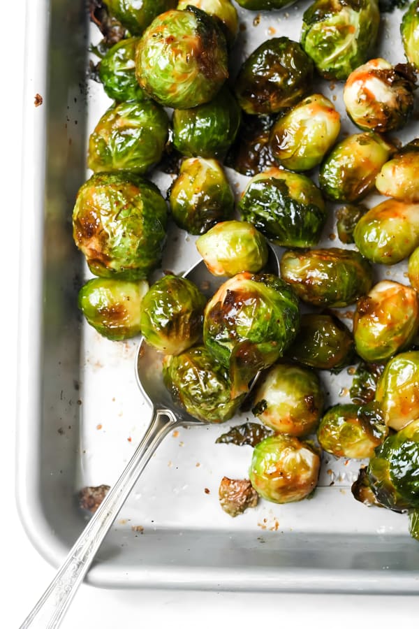 Honey Sriracha Brussels Sprouts cover