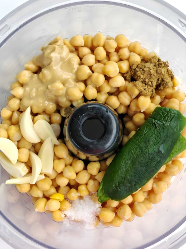 Spicy Roasted Jalapeno Hummus Recipe cover