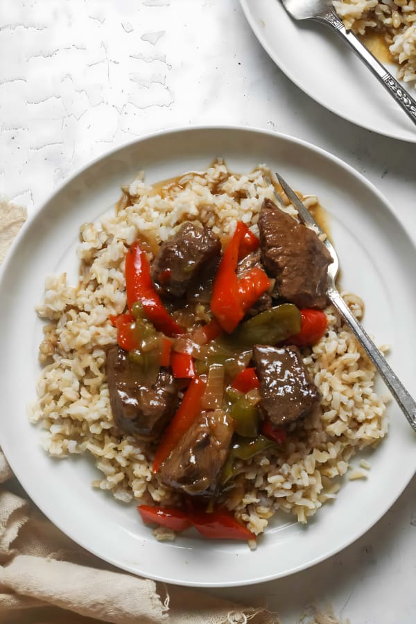 Beef Tips and Rice cover