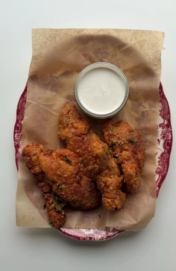 Lemon Pepper Chicken Tenders with Lemon Pepper Sauce cover