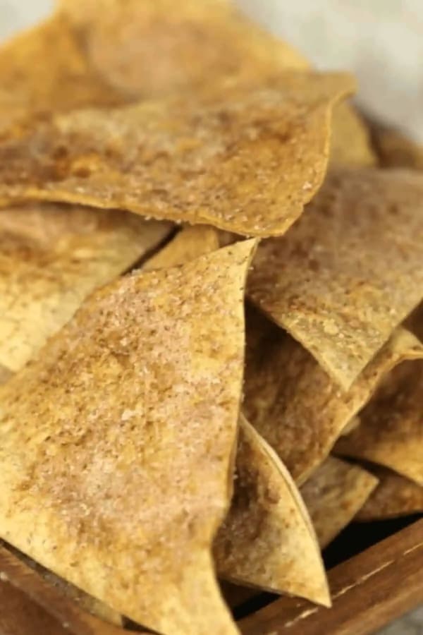 Baked Cinnamon Tortilla Chips (Churro Chips) cover