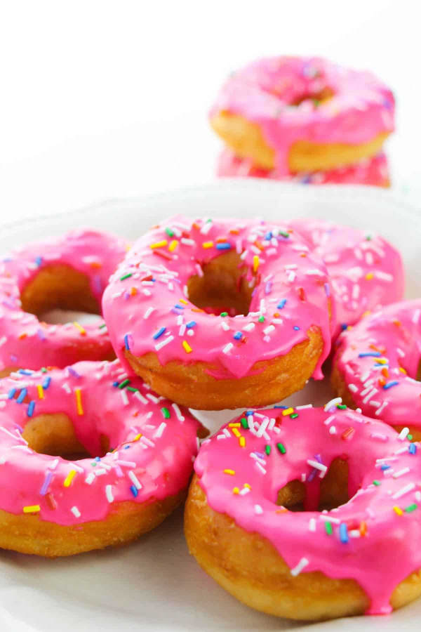 Pink Sprinkle Biscuit Donuts cover
