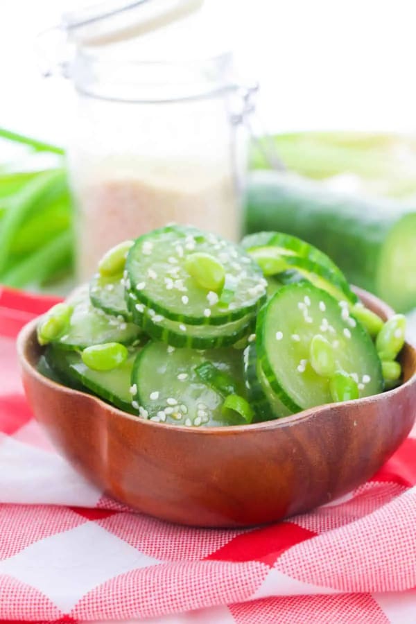 Cucumber Edamame Salad cover