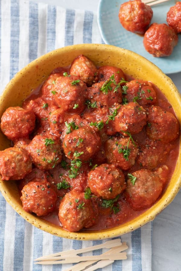 Cheesy Meatballs cover