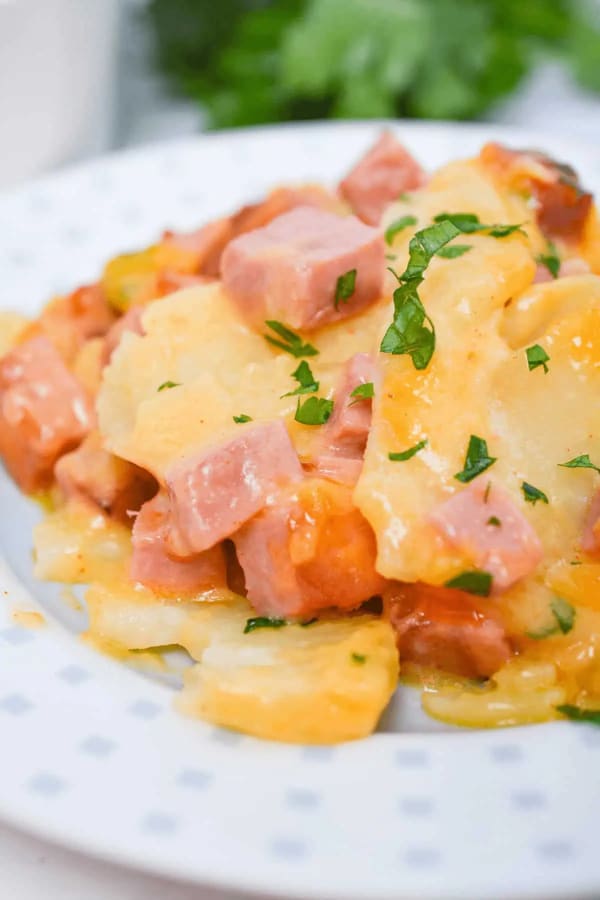 Cheesy Ham and Potato Casserole cover