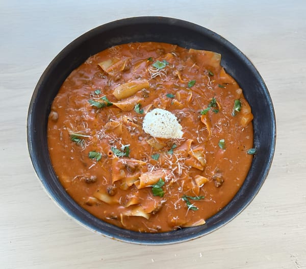 One Pot Lasagna Soup cover