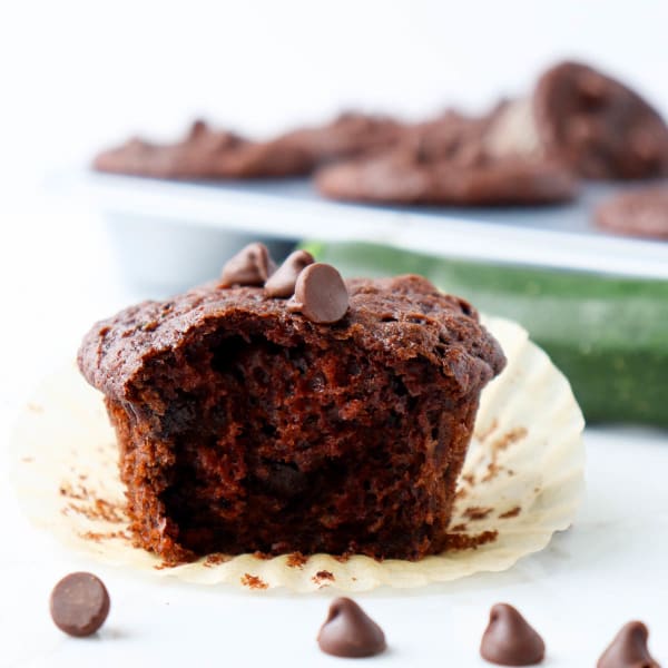 Double Chocolate Zucchini Muffins cover