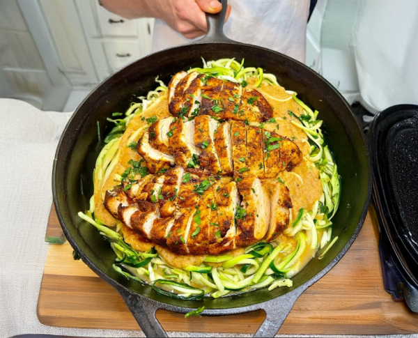 Chicken Zucchini Pasta Meal Prep cover