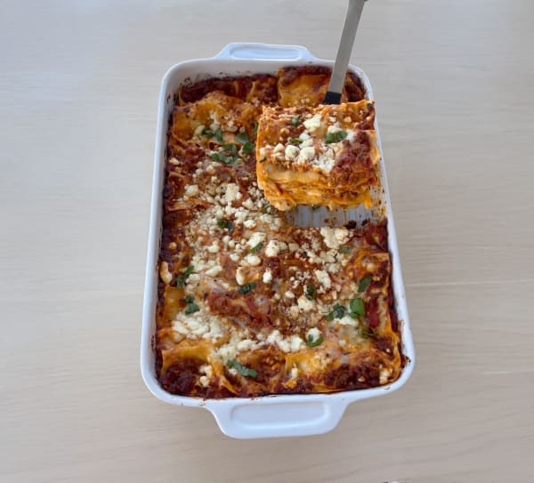 Feta Lasagna cover