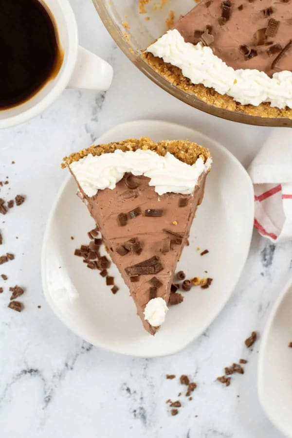 Chocolate Pudding Jello Pie cover