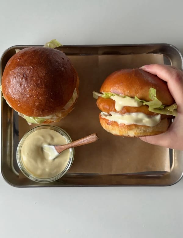 Homemade McChicken Sandwich cover