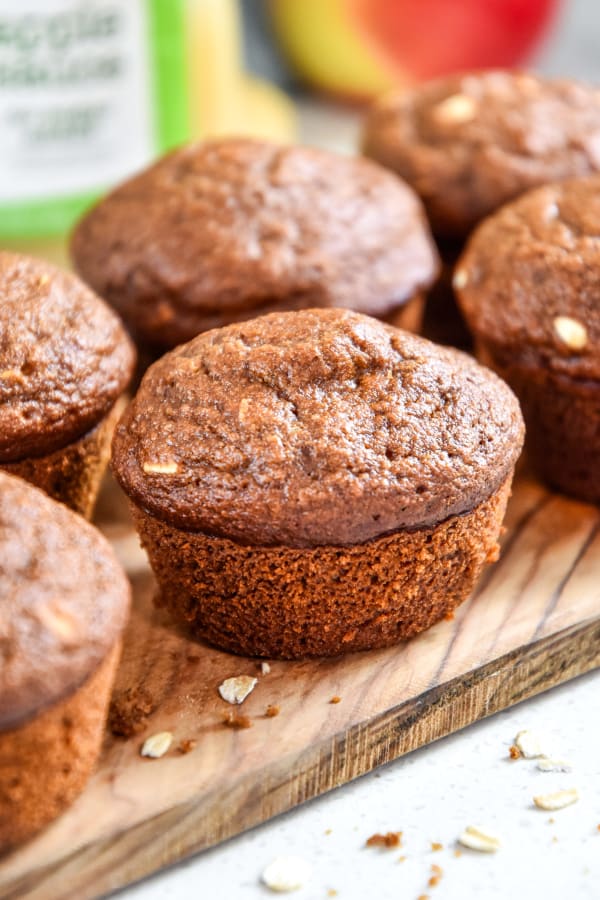 Oatmeal Applesauce Blender Muffins cover