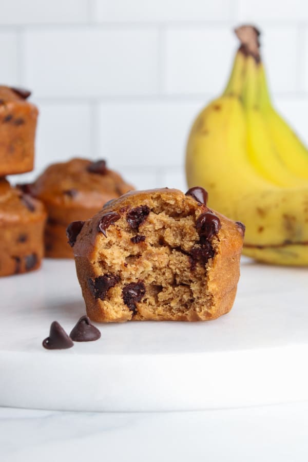 Vegan Banana Chocolate Chip Muffins cover