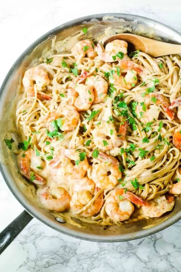 Easy Shrimp Alfredo cover