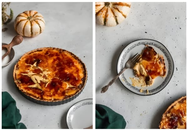 Pumpkin Crème Brûlée Tart cover
