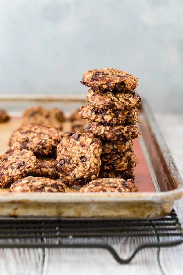 Banana Oatmeal Chocolate Chip Cookies cover