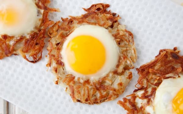 Egg and Crispy Potato Nests cover