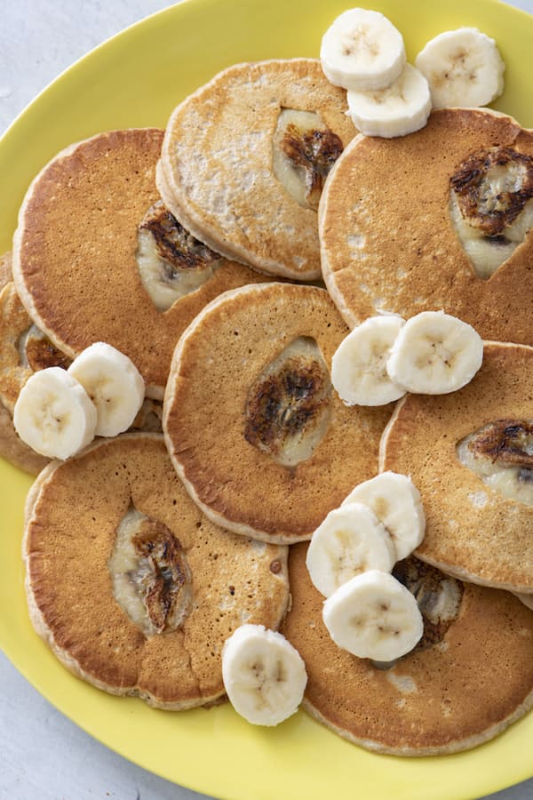 Whole Wheat Cinnamon Banana Pancakes cover