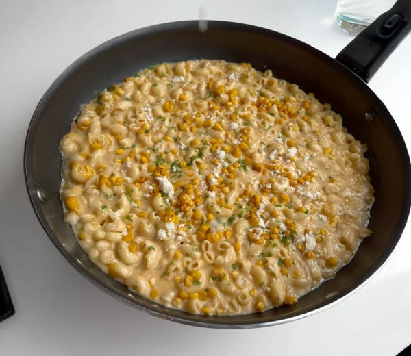 Elote-Inspired Corn Pasta cover