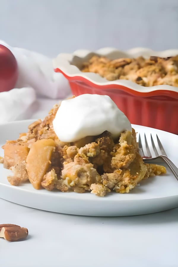 Paleo Grain Free Apple Crisp with Granola Topping cover