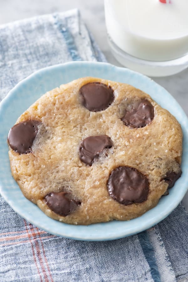 Microwave Chocolate Chip Sea Salt Cookie for ONE cover