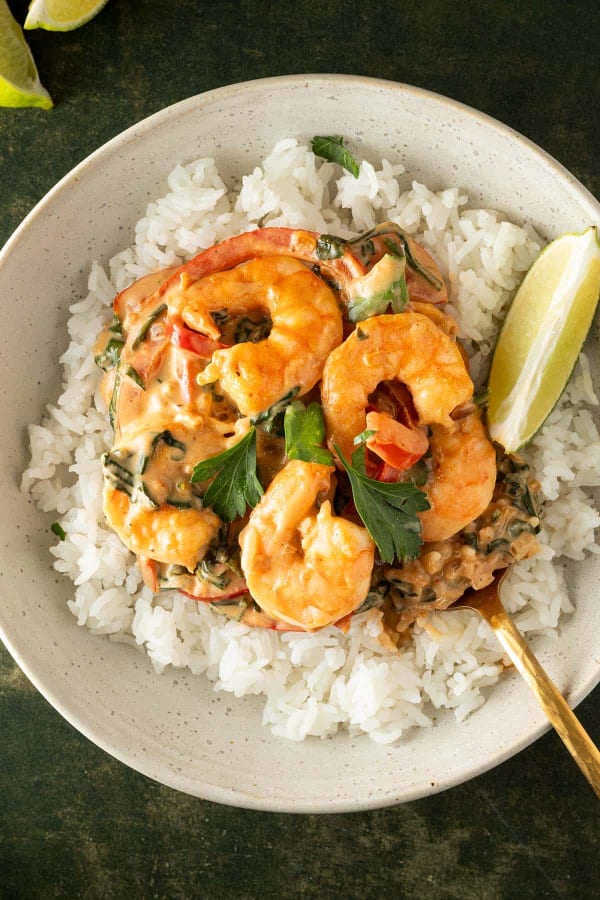 Thai Curry with Shrimp cover