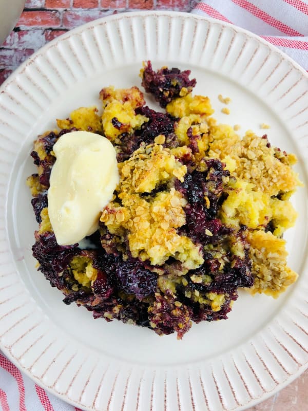 Blackberry Dump Cake cover