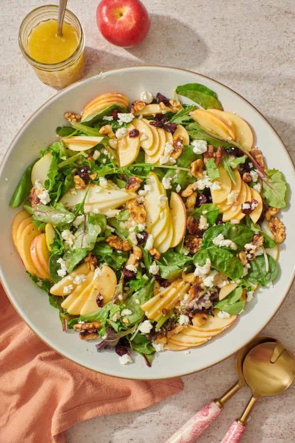 Apple, Pear and Goat Cheese Fall Salad cover