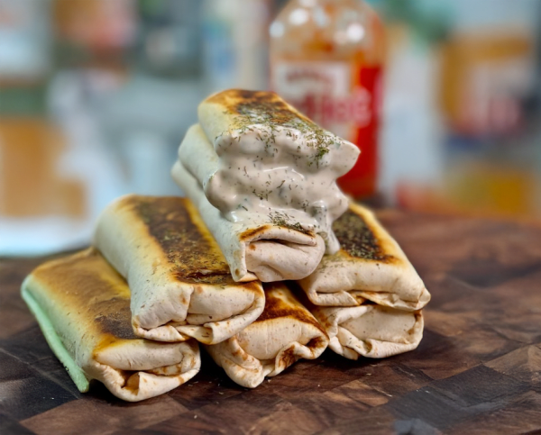 Buffalo Ranch Chicken Burrito Meal Prep cover